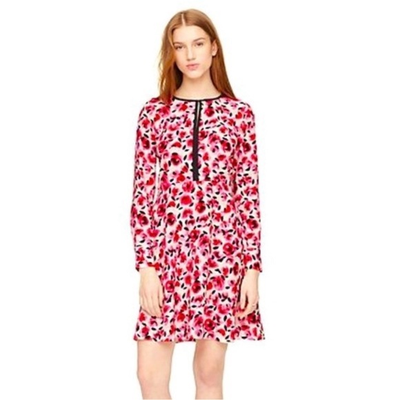 Kate Spade Mini Rose Dress - Size 10 - Picture 1 of 16